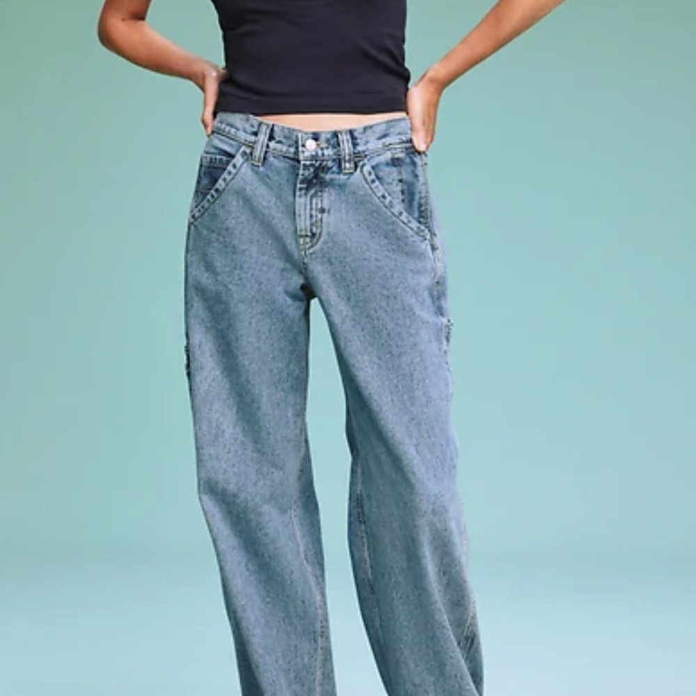 Mid Rise Loose Carpenter Jeans